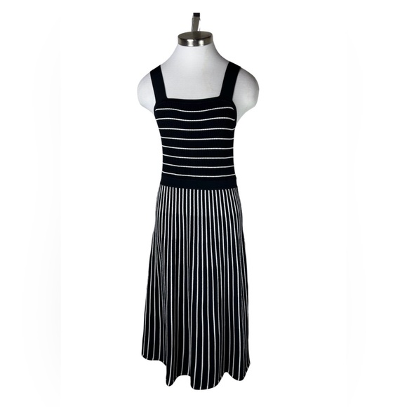 Banana Republic Dresses & Skirts - Banana Republic Black and White Striped Midi Dress